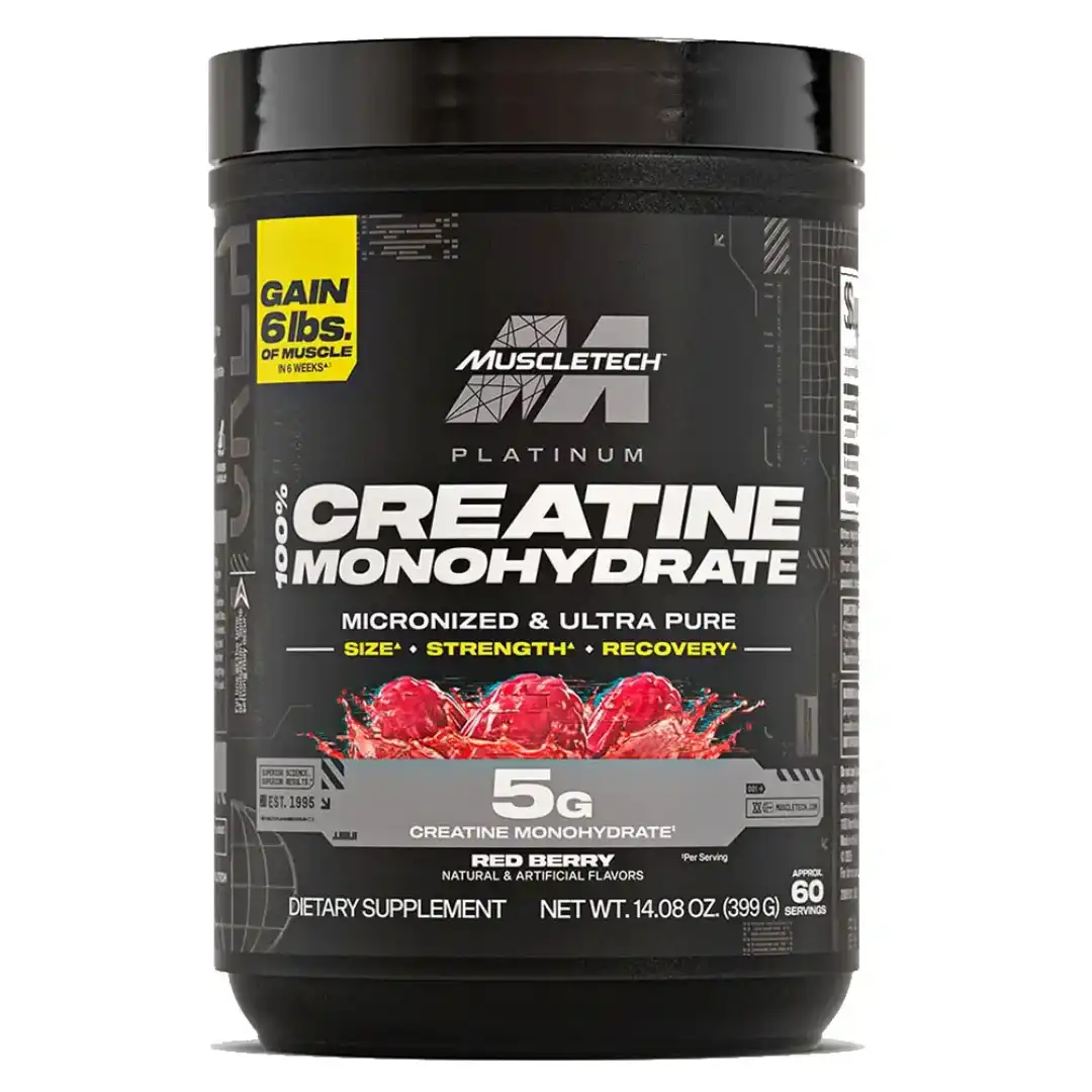 Platinum 100% Creatine Muscletech 399 GR con sabor