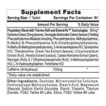 Tabla Lipodrene 90 Tabletas - Quema Grasa