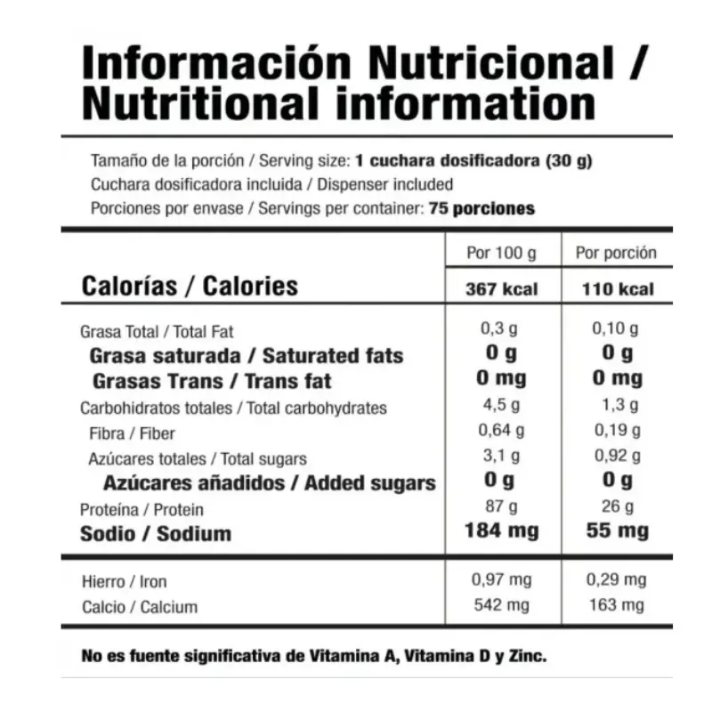 Proteína Whey Pure 5 Libras Smart Nutrition - Imagen 4