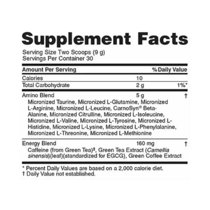 Amino Energy 30 Servicios ON - Imagen 2