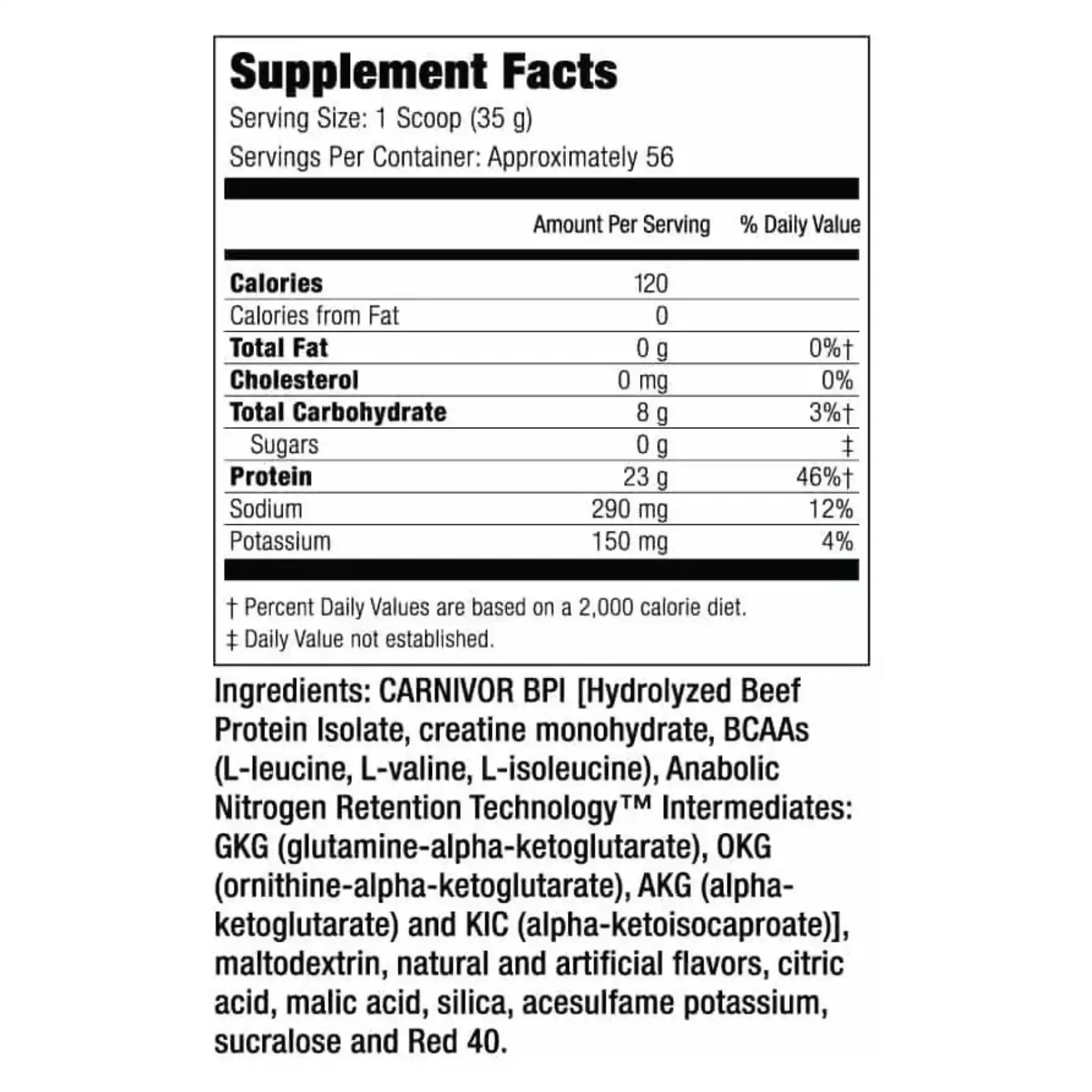 Proteína Carnivor 4 Libras Musclemeds - Imagen 4