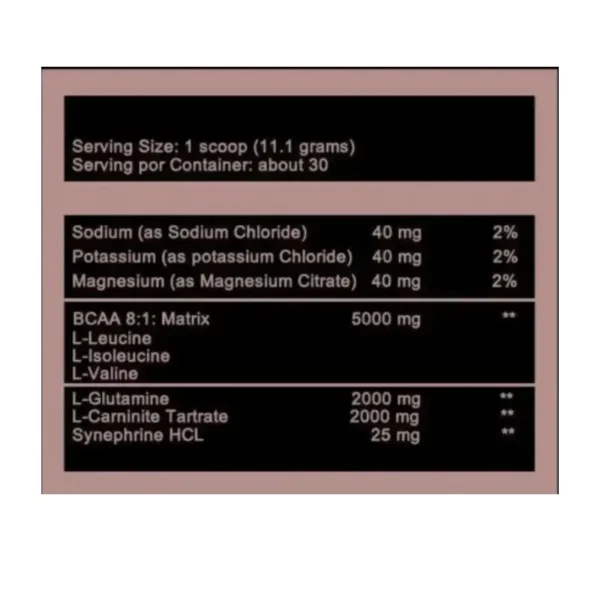 Bcaa Ripp3d 30 Servicios Helix Nutrition - Imagen 2
