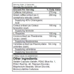 Tabla Hydroxycut Hardcore Elite 100 Capsulas