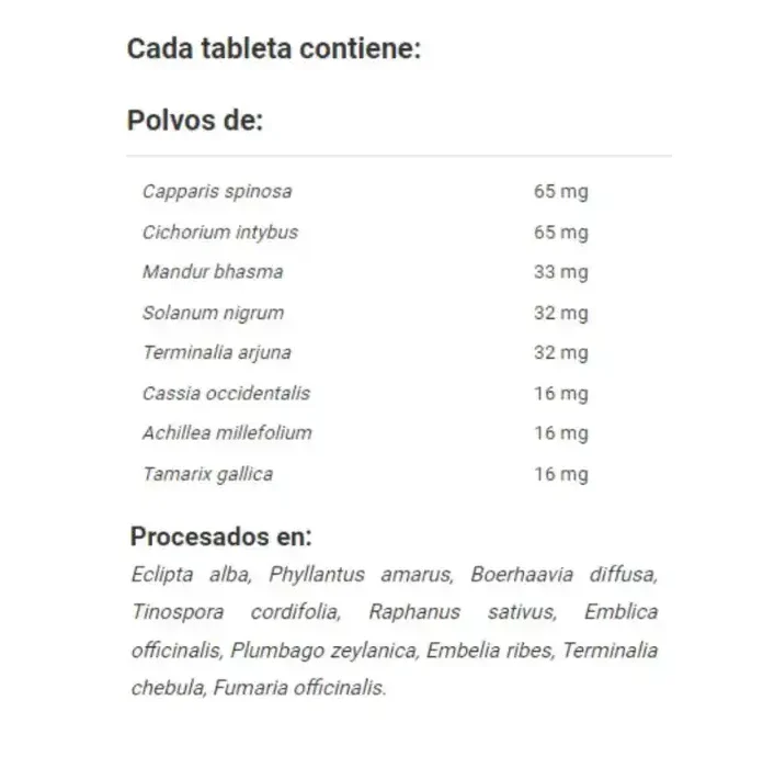 Liv.52 60 Tabletas - Imagen 4