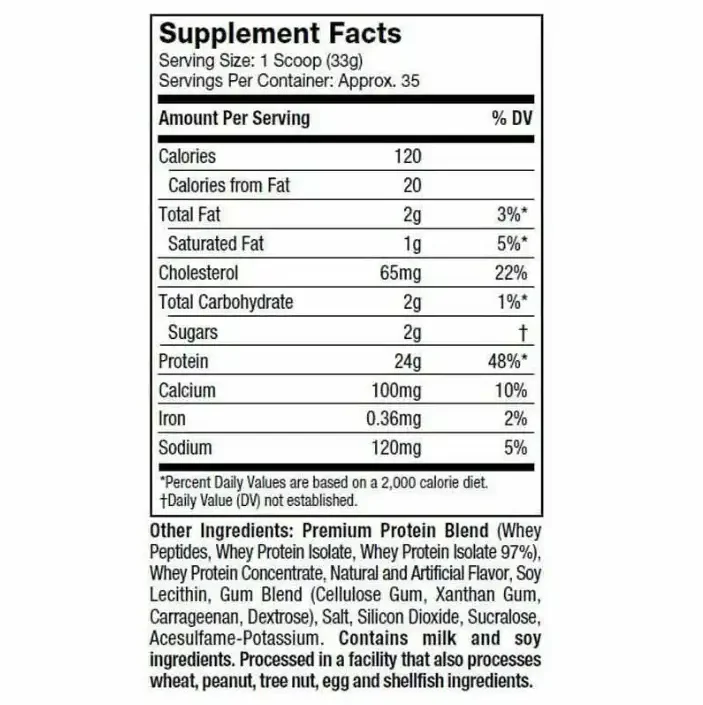 Proteína Nitro Tech Whey Gold 2 Libras Muscletech - Imagen 4