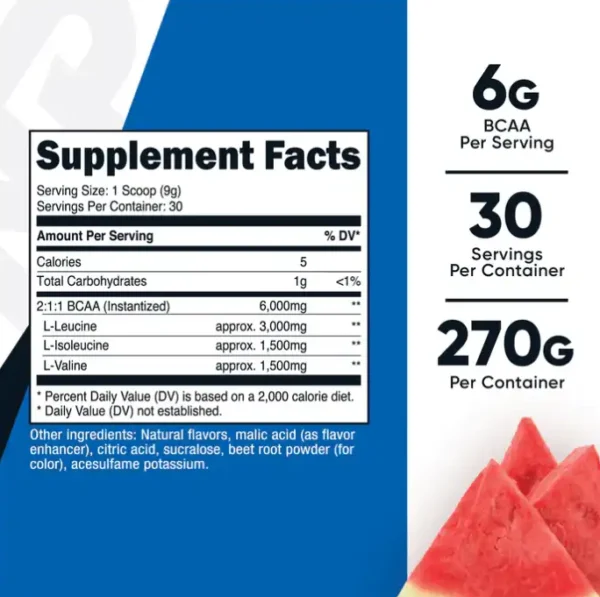 Bcaa 30 Servicios Nutricost - Imagen 4