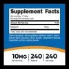 Melatonina 10 Mg 240 Capsulas Nutricost - Imagen 2