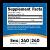 Melatonina 5 Mg 240 Capsulas Nutricost - Imagen 2