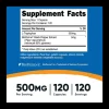Triptofano 500 Mg 120 Capsulas Nutricost - Imagen 2