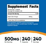 vinagre-de-sidra-de-manzana-240-capsulas-nutricost-2-nutrafit