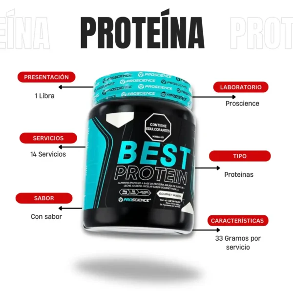 Proteína Best Protein 1 Libra Proscience - Imagen 4