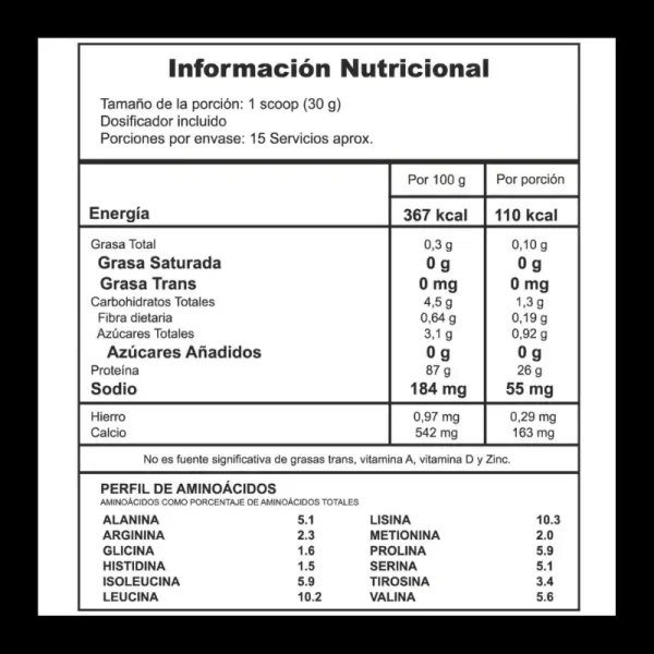 Proteína Whey Pure 1 Libra Smart Nutrition - Imagen 2