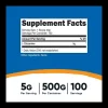 L-Glutamina Sin Sabor 100 Servicios Nutricost - Imagen 2