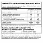 Tabla- Aminoácido Nitro Shock 30 Servicios Nutramerican Pharma