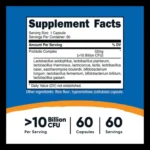 Probioticos Complex 60 Capsulas 10 Billion Nutricost- -tabla-nf