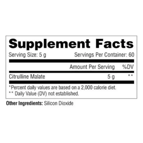 Citrulina 300 Gr Metabolic Nutrition - Imagen 4