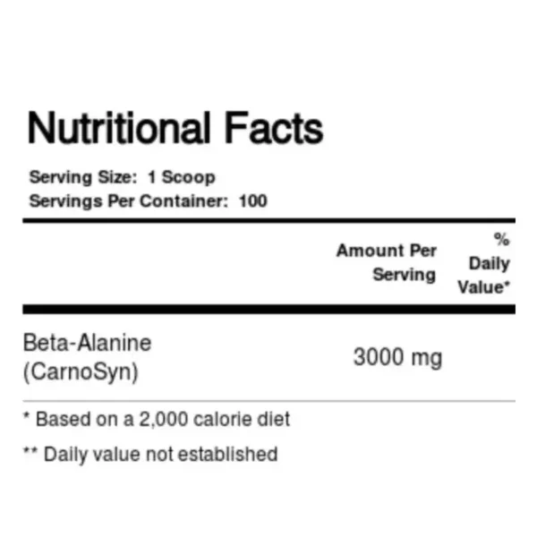 Beta Alanina 300 Gr Nutrakey - Imagen 4