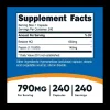 Betaina HCL + Pepsina 240 Capsulas Nutricost - Imagen 2