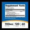 Resveratrol 700 Mg 120 Cap Nutricost - Imagen 2