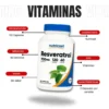Resveratrol 700 Mg 120 Cap Nutricost - Imagen 4