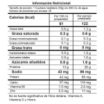 tabla Best Whey 2 Libras