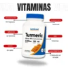 Curcuma 120 Capsulas Nutricost - Imagen 4