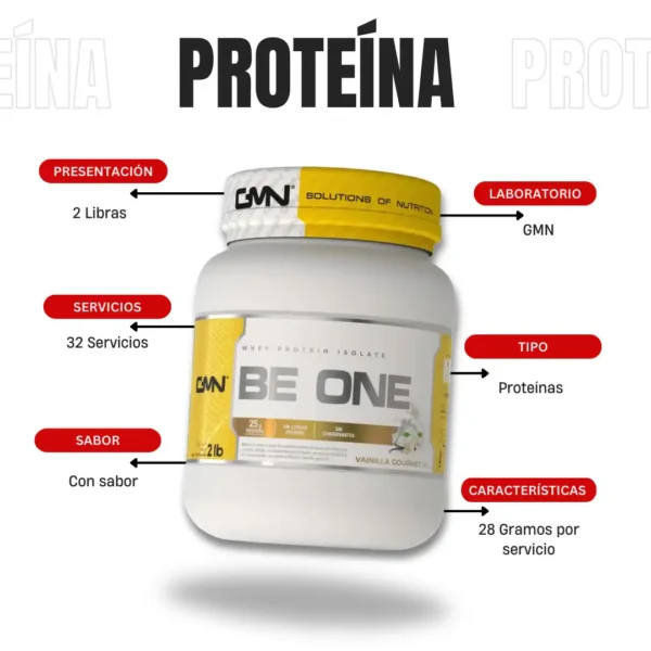 Proteína Be One 2 Libras GMN - Imagen 5