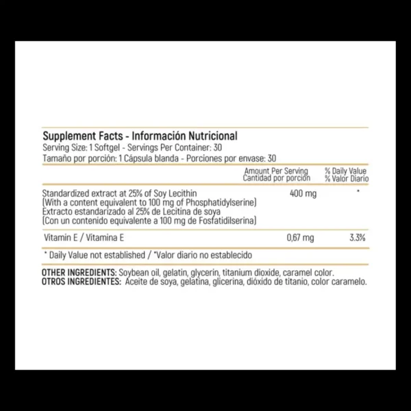 Neuro Serine Elite 30 Capsulas Healthy America - Imagen 2