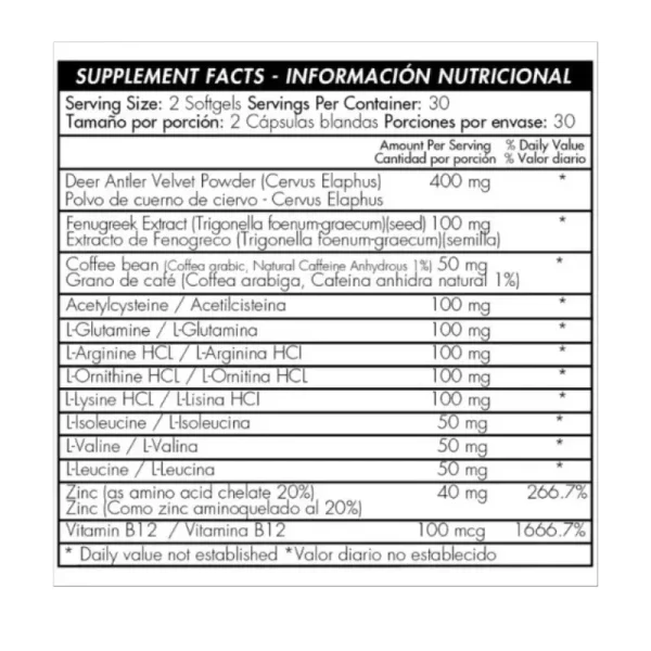 Advance HGH 60 Capsulas Healthy America - Imagen 4