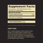 Tabla - Creatina Micronized 300 Gramos Optimum Nutrition