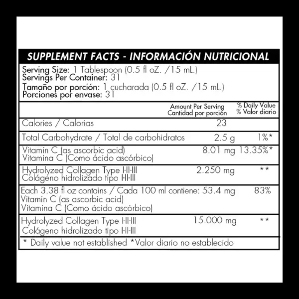 Colageno Plus Vitamina C 473ML Healthy America - Imagen 2