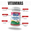 Espirulina 400 Mg 90 Capsulas Healthy America - Imagen 4