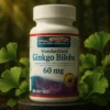 Ginkgo Biloba 60 Mg 100 Capsulas Healthy America - Imagen 5