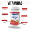 Omega 3 1200 Mg 60 Capsulas Healthy America - Imagen 5