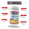 Oxido De Magnesio 400 Mg 100 Capsulas Healthy America - Imagen 4