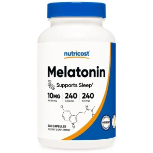Melatonina 10 Mg 240 Capsulas Nutricost