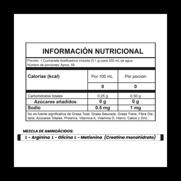 Crea Bolic 300 Gramos Inside Nutrition - Imagen 2