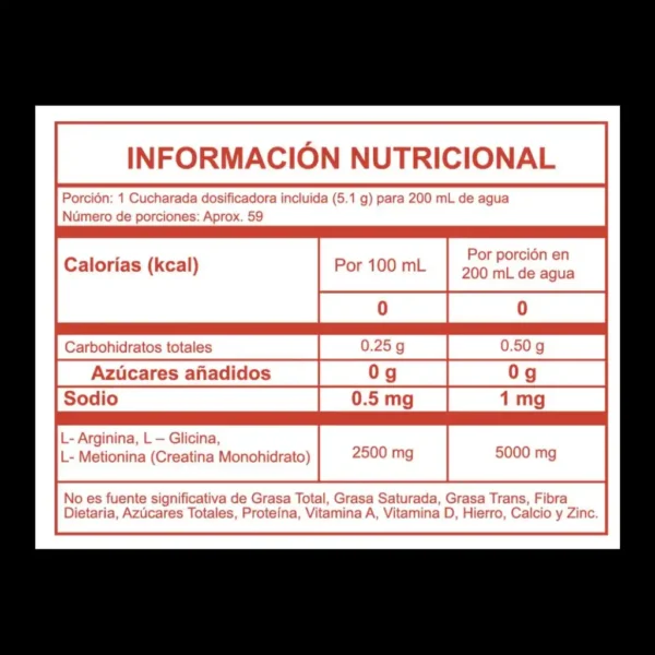 Creatina Crea Bolic 300 Gramos Inside Nutrition - Imagen 2