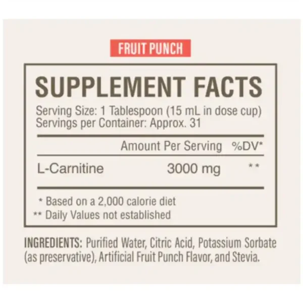 L- Carnitina 3000 Mg Simply - Imagen 4