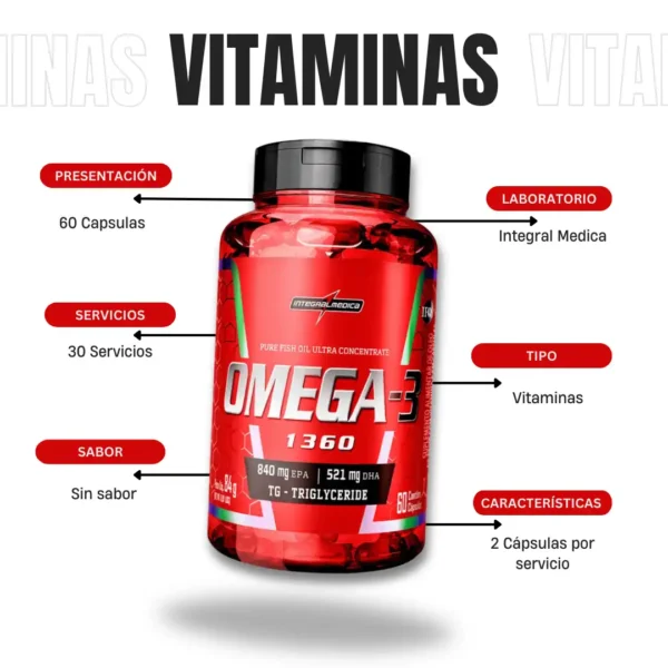 Omega 3 60 Capsulas Integral Medica - Imagen 4