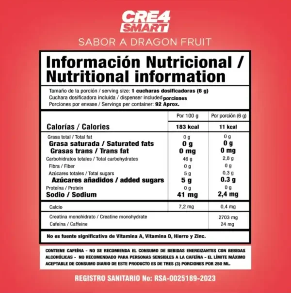 Cre4 Smart 550 Gramos - Imagen 4