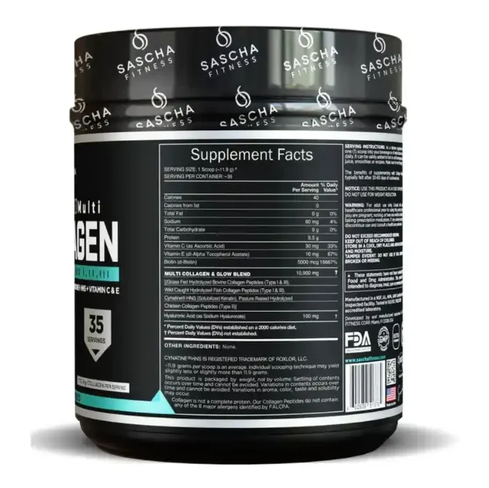 Colageno Hidrolizado 35 Servicios Sascha Fitness - Imagen 4