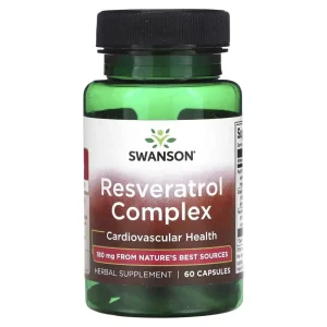 Resveratrol Complex 180 Mg 60 Cápsulas Swanson