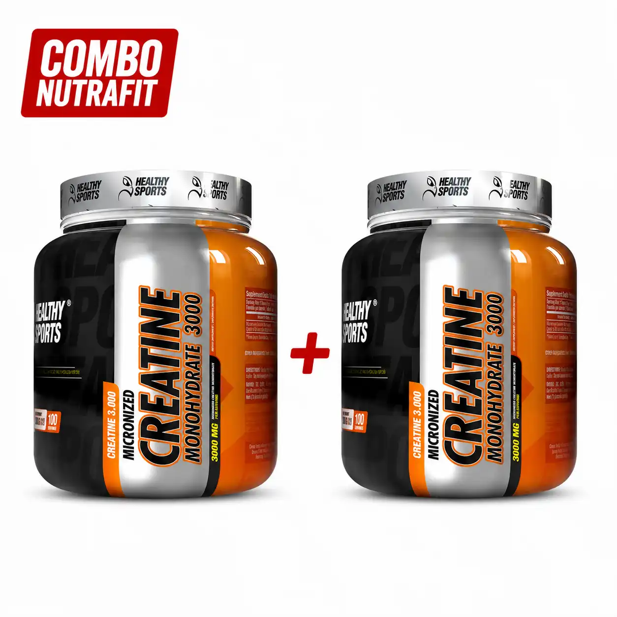 Combo 2 Creatina 3000 Healthy Sports + 2 Obsequios Sorpresa