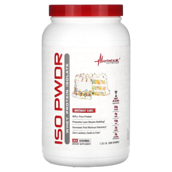 Proteína Iso Pwdr 1.52 Libras Metabolic Nutrition