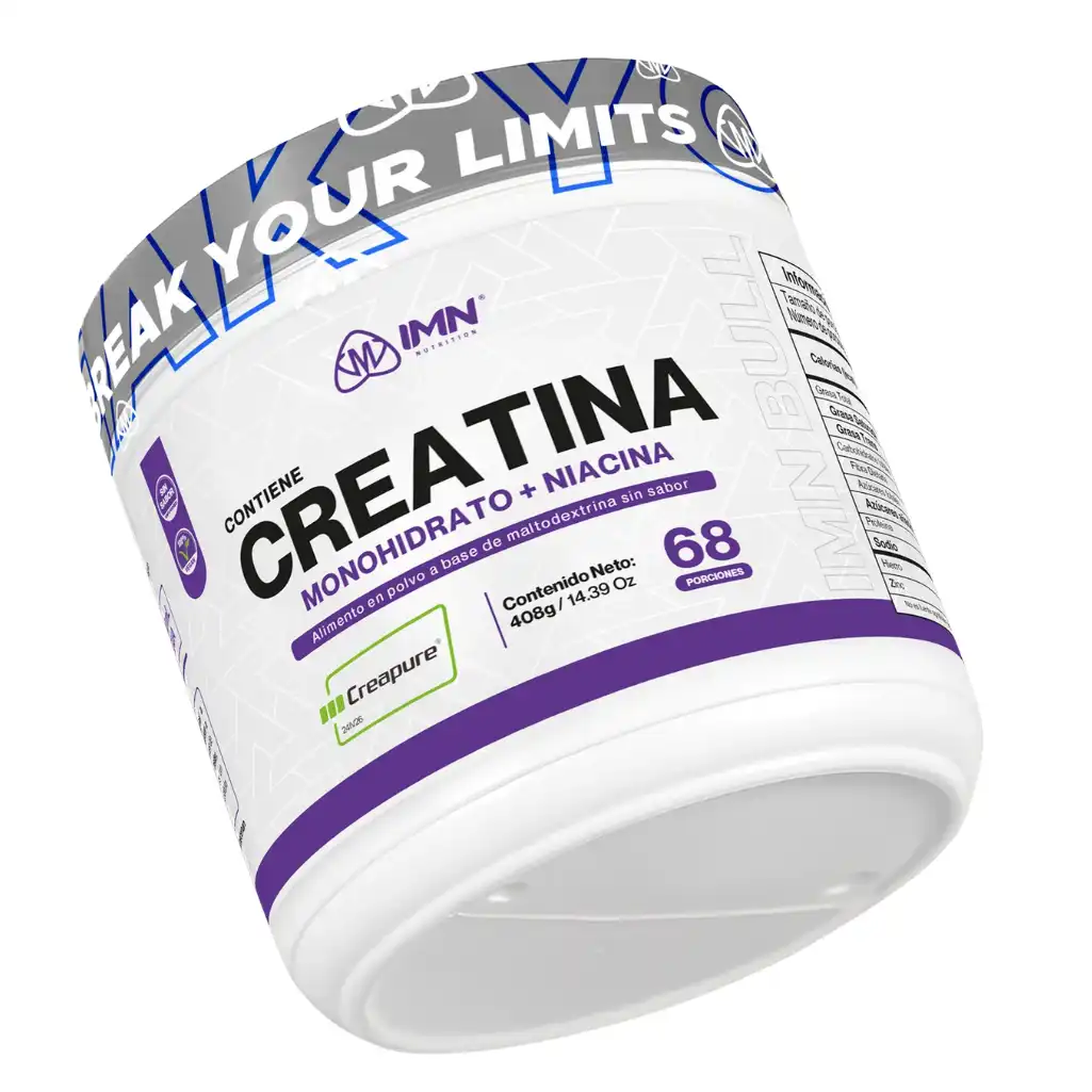 Creatina Monohidratada IMN Bull 408 Gramos - Imagen 2