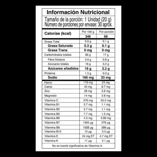 Multivimn 600 Gramos IMN - Imagen 2