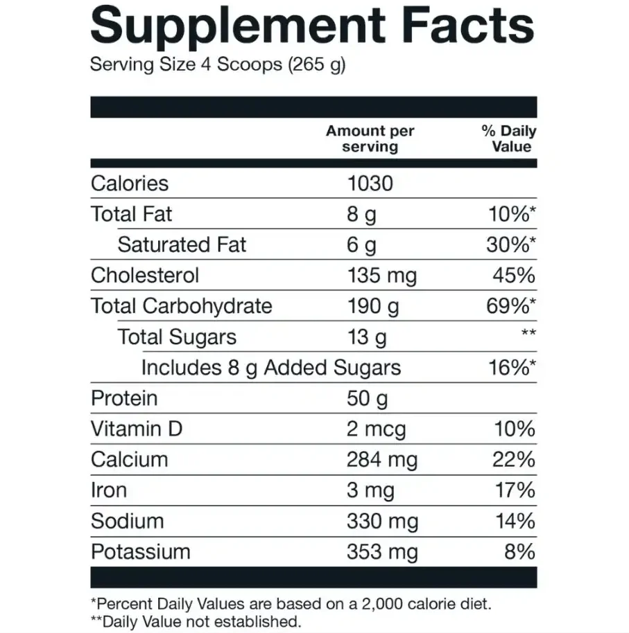 Proteína Mass Gainer 15 Libras Basic - Imagen 2