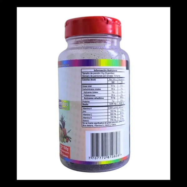 Multivitamínico 50 Gomas Natural Freshly - Imagen 2