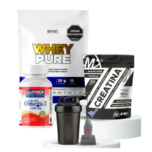 Combo Whey Pure + Creatina Monohidratada + Omega 3 - Imagen 2